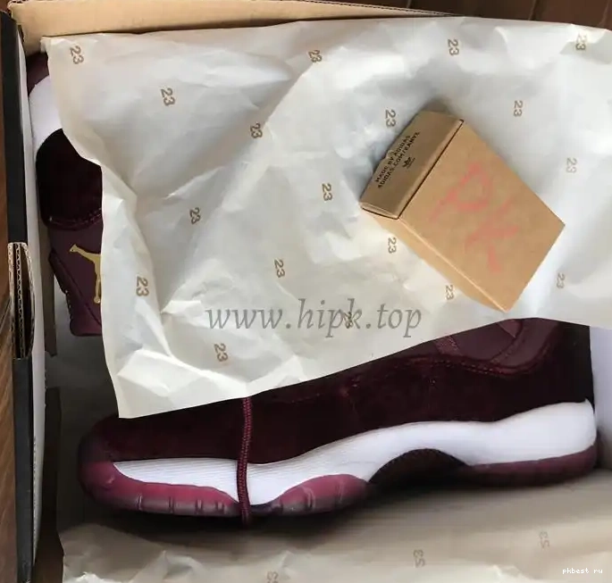 GS AUTHENTIC 11 JORDAN AIR VELVET “HEIRESS” 0528